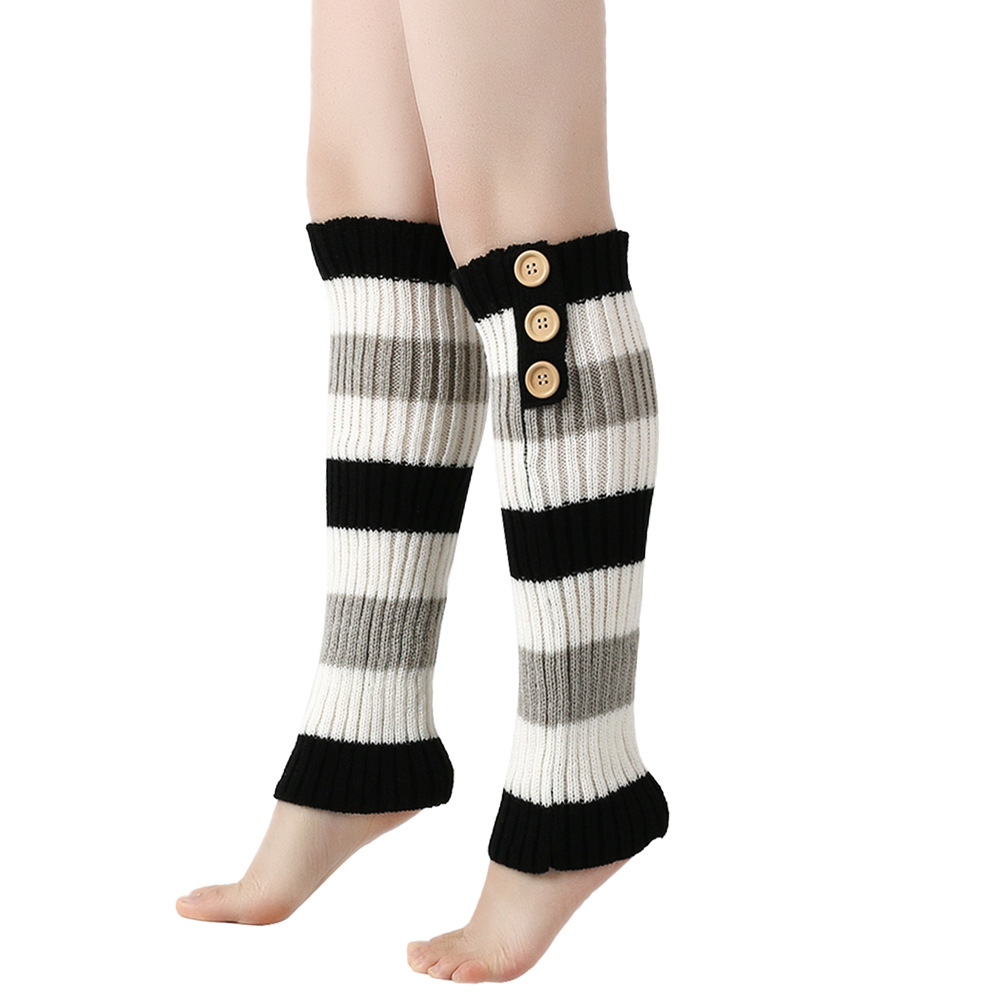 Leg Warmers Long socks Knitted Leg Covers Wool knit Foot Covers Boots Stocking